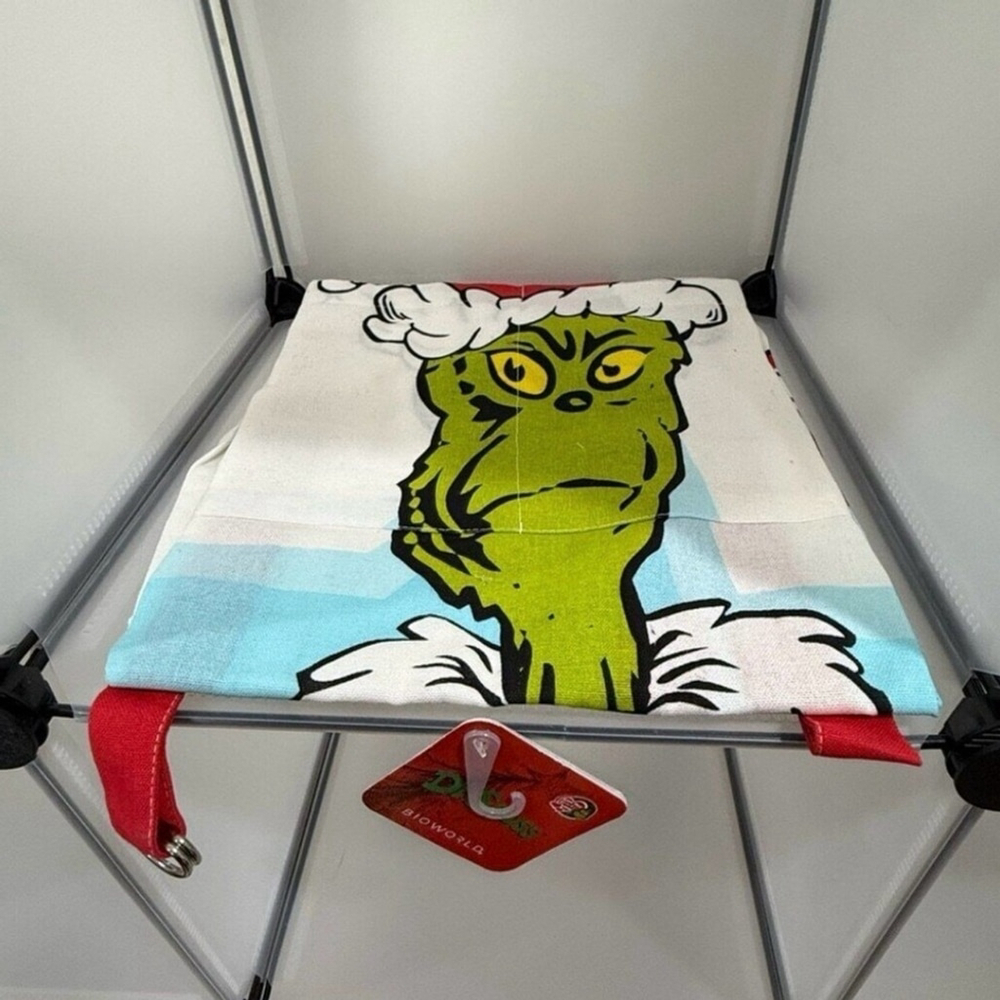 Dr. Seuss Christmas Grinch & Rudolph The Red Nosed Face Cooking Aprons 2Pack NWT - Picture 6 of 7